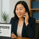 비대면개인회생으로 전화상담하는 중